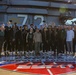 Michigan State University basketball players tour USS Abraham Lincoln