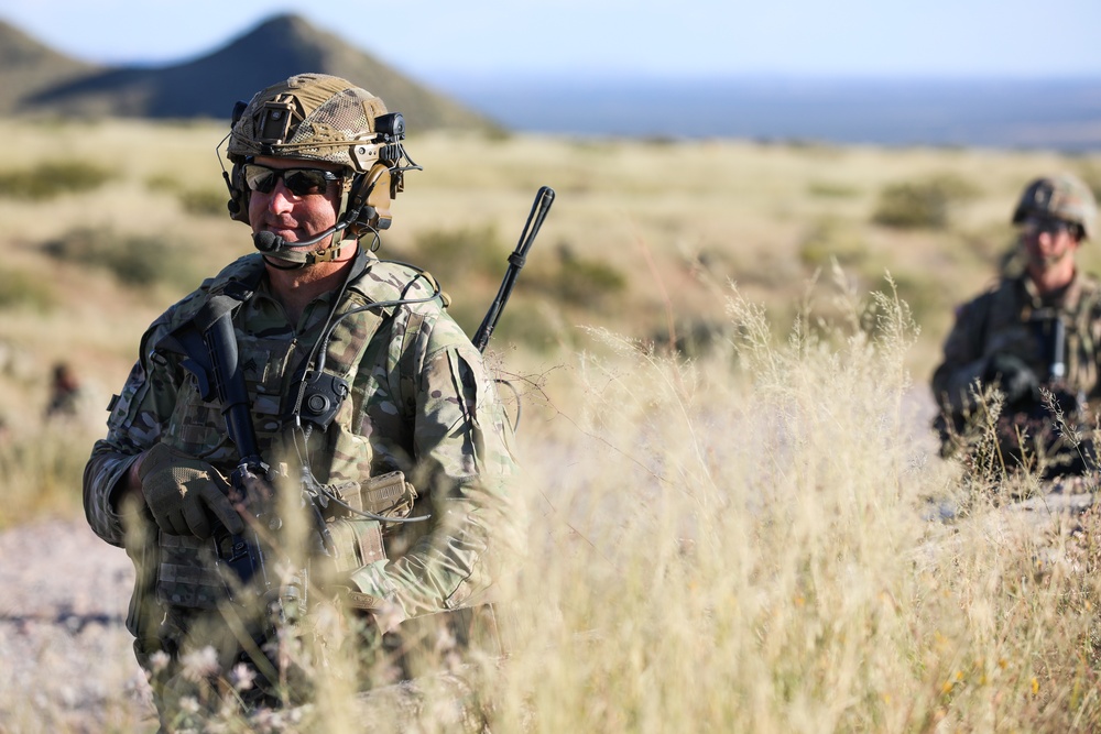 37th Infantry Brigade Combat Team Soldiers conduct live-fire training exercise