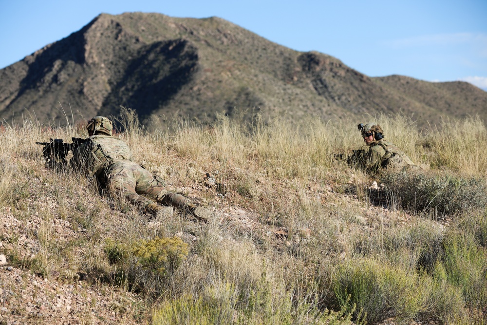 37th Infantry Brigade Combat Team Soldiers conduct live-fire training exercise