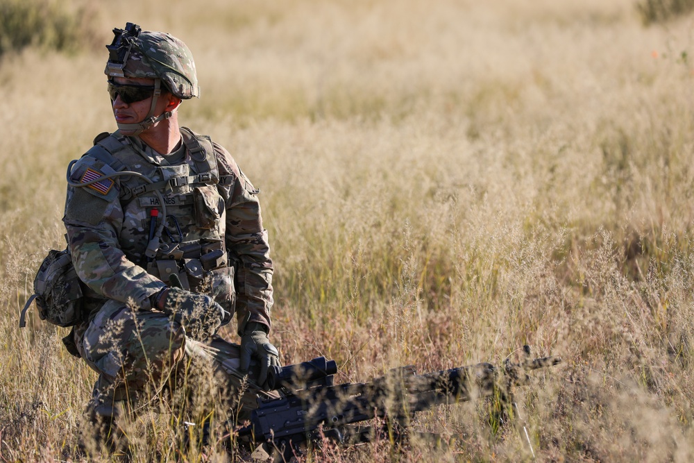 37th Infantry Brigade Combat Team Soldiers conduct live-fire training exercise