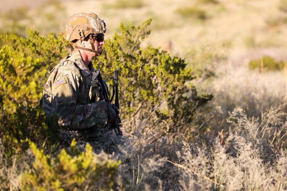 37th Infantry Brigade Combat Team Soldiers conduct live-fire training exercise