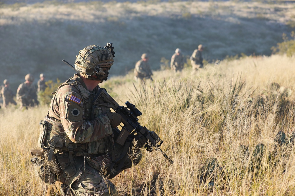 37th Infantry Brigade Combat Team Soldiers conduct live-fire training exercise