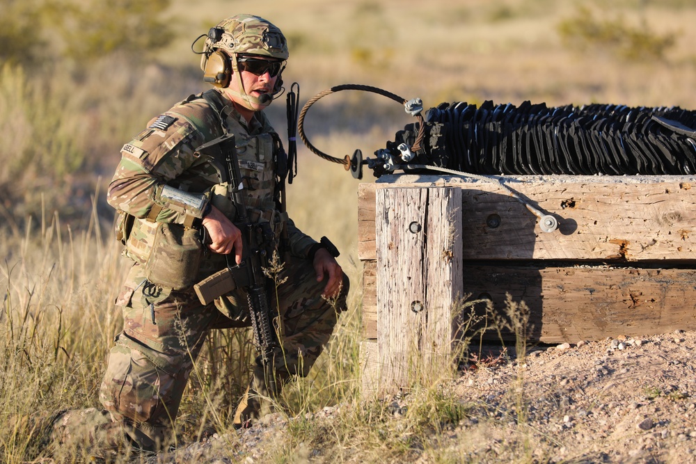 37th Infantry Brigade Combat Team Soldiers conduct live-fire training exercise