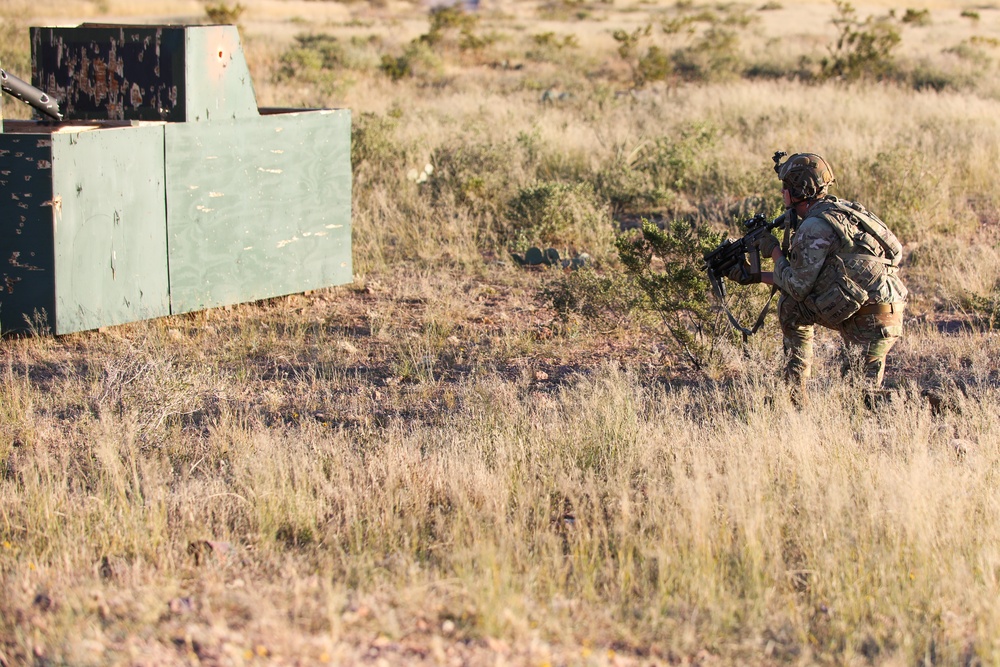 37th Infantry Brigade Combat Team Soldiers conduct live-fire training exercise