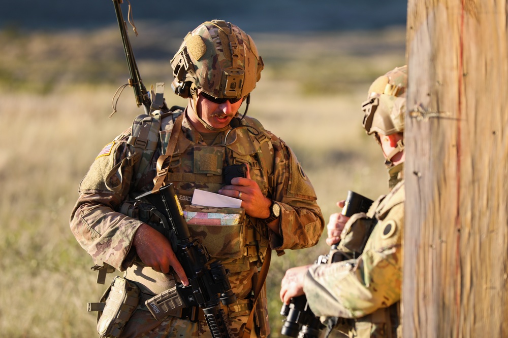 37th Infantry Brigade Combat Team Soldiers conduct live-fire training exercise