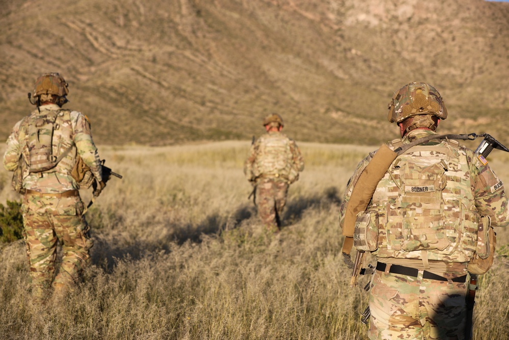 37th Infantry Brigade Combat Team Soldiers conduct live-fire training exercise