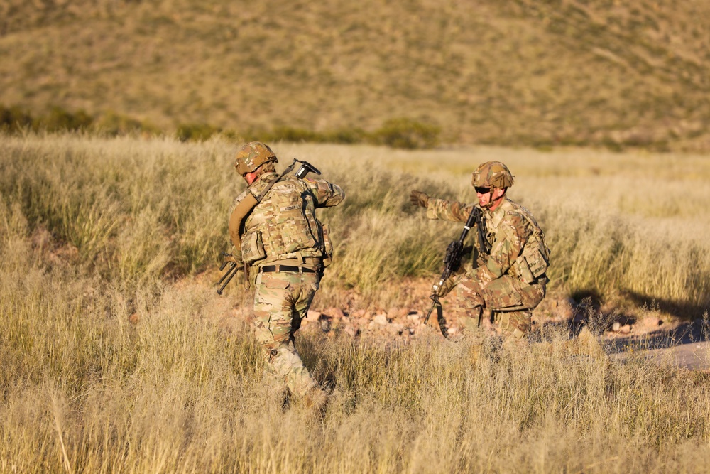 37th Infantry Brigade Combat Team Soldiers conduct live-fire training exercise