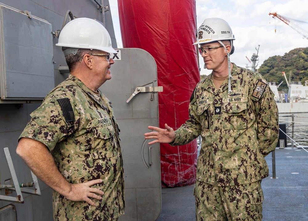 U.S. Pacific Fleet Visits USS Ralph Johnson