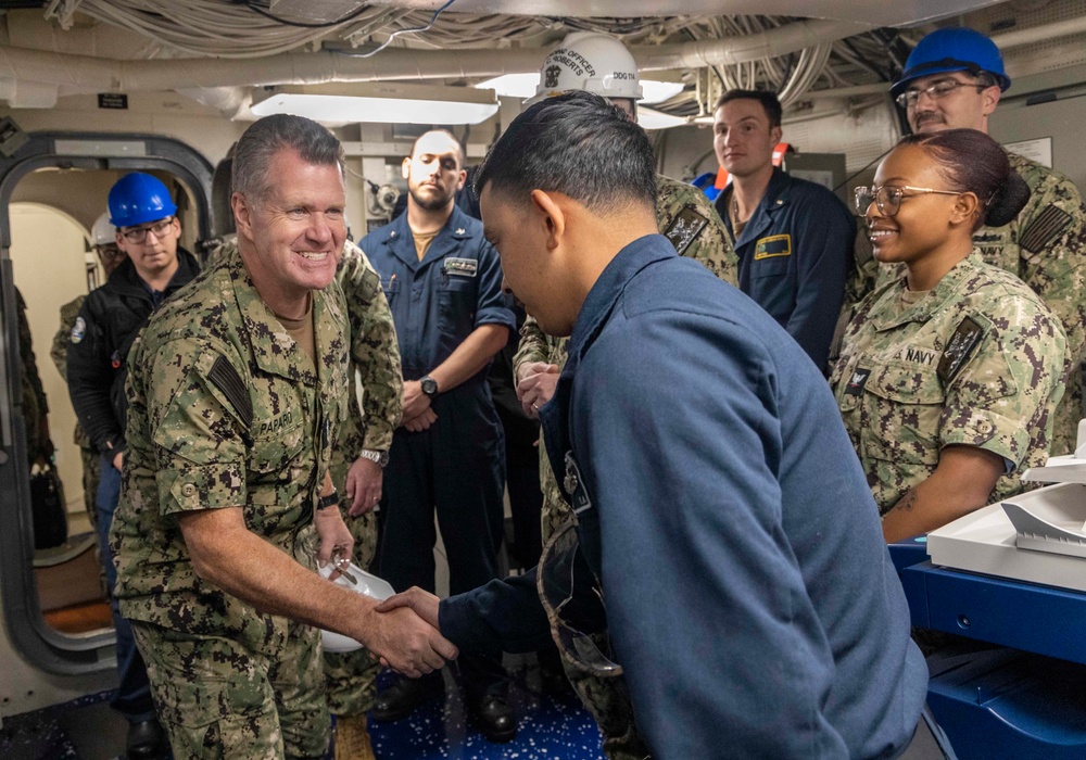 U.S. Pacific Fleet Visits USS Ralph Johnson