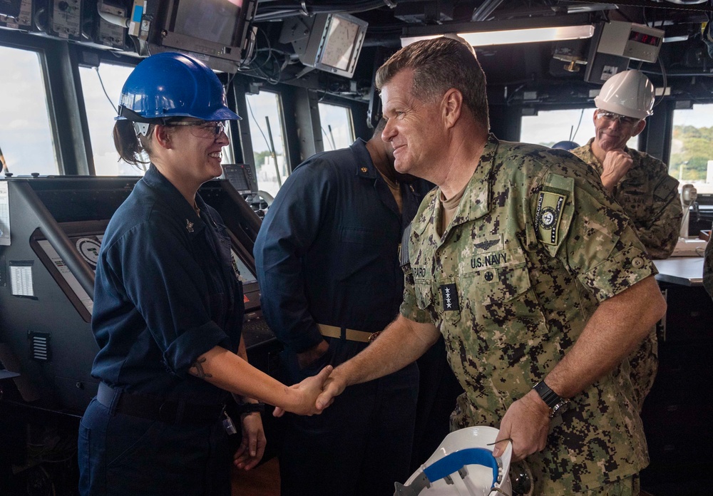 U.S. Pacific Fleet Visits USS Ralph Johnson