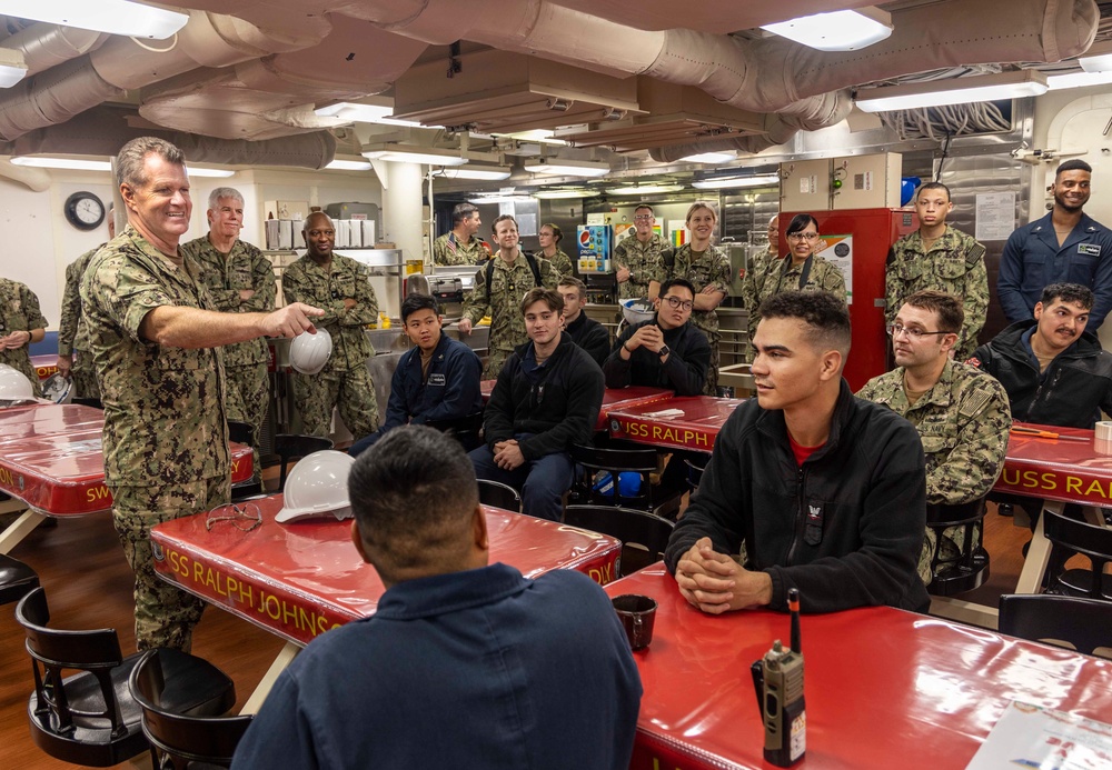 U.S. Pacific Fleet Visits USS Ralph Johnson