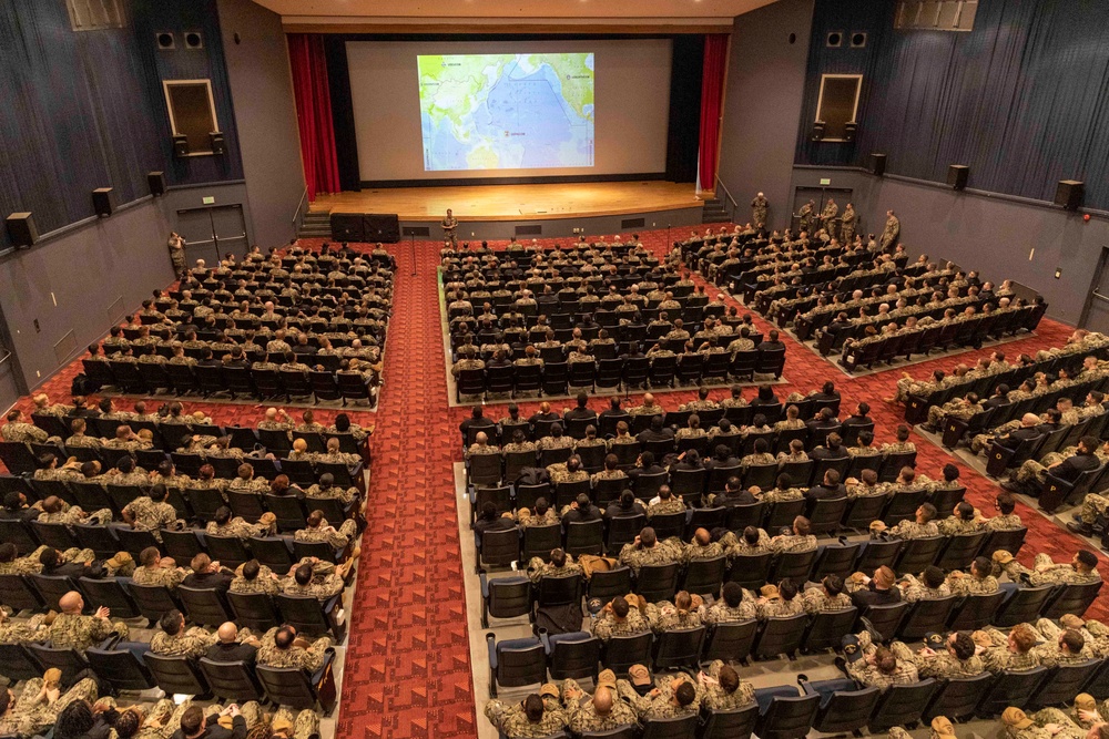 U.S. Pacific Fleet All Hands Call with FDNF Sailors