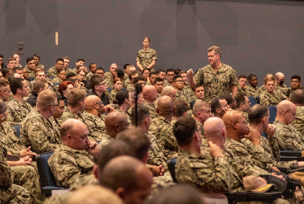 U.S. Pacific Fleet All Hands Call with FDNF Sailors