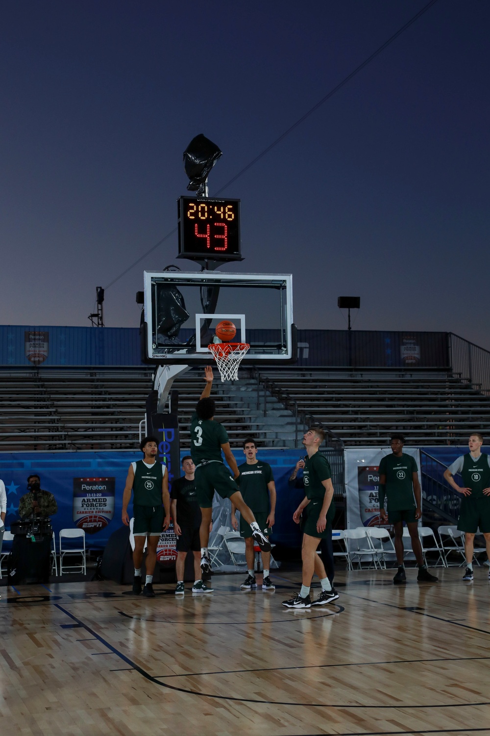 USS Abraham Lincoln hosts the 2022 ESPN Armed Forces Classic – Carrier Edition