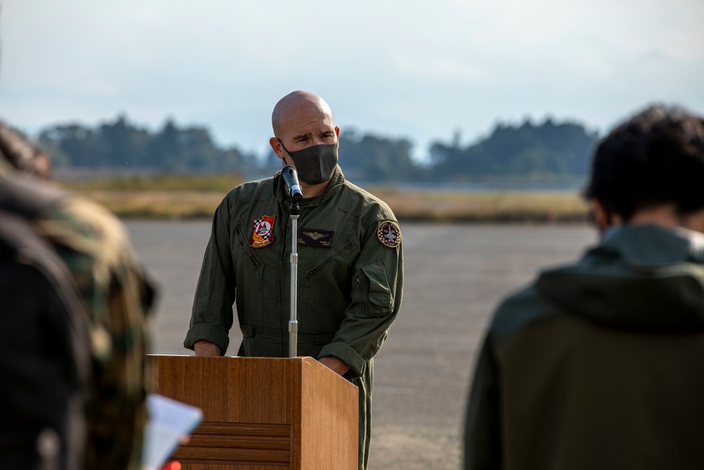 VMFA-312 Hornets Arrive in Nyutabaru