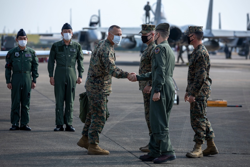 1st MAW AWC Visits Nyutabaru