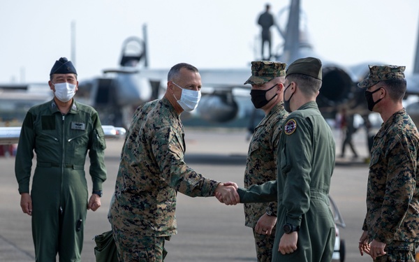 1st MAW AWC Visits Nyutabaru