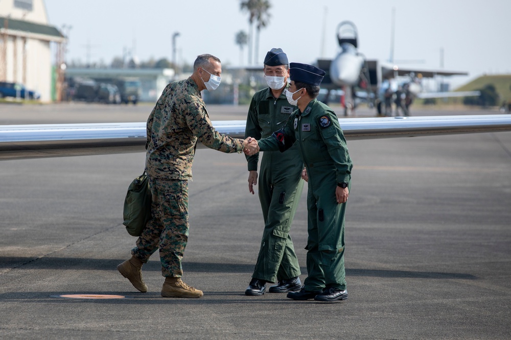 1st MAW AWC Visits Nyutabaru