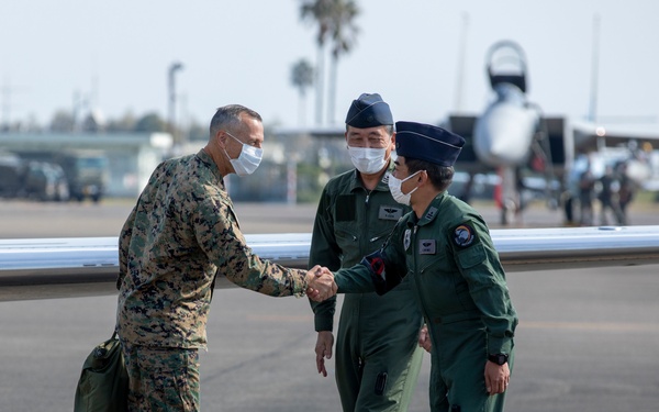 1st MAW AWC Visits Nyutabaru