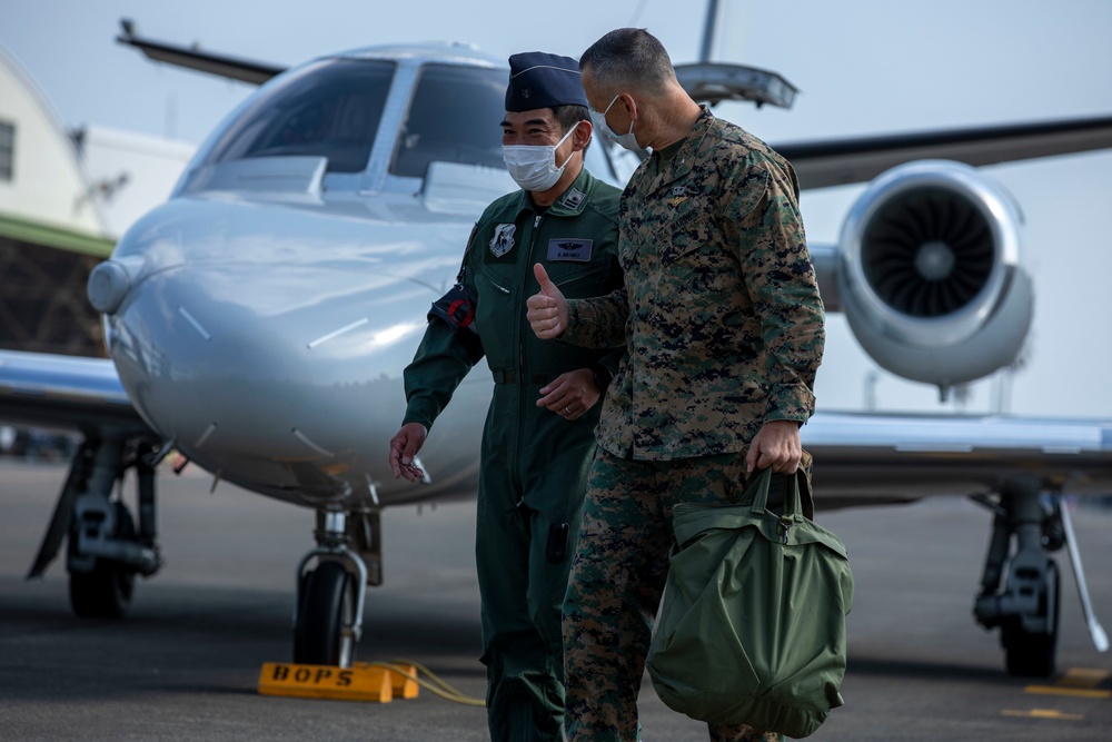 1st MAW AWC Visits Nyutabaru