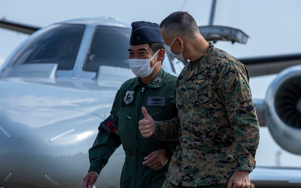 1st MAW AWC Visits Nyutabaru