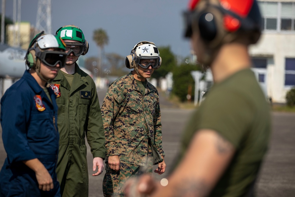 1st MAW AWC Visits Nyutabaru