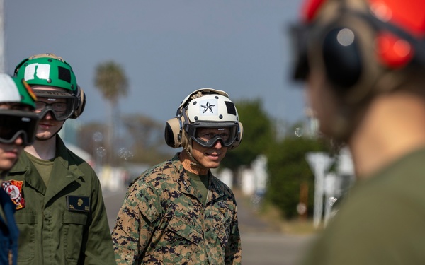 1st MAW AWC Visits Nyutabaru