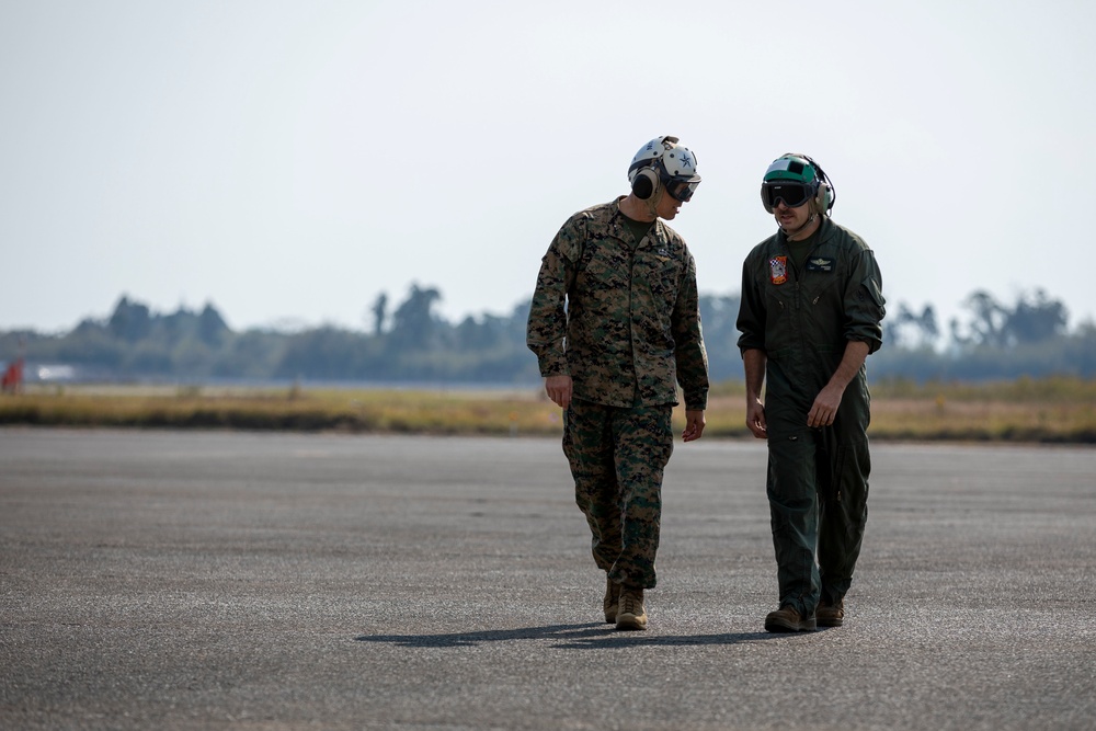 1st MAW AWC Visits Nyutabaru