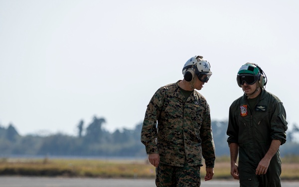 1st MAW AWC Visits Nyutabaru
