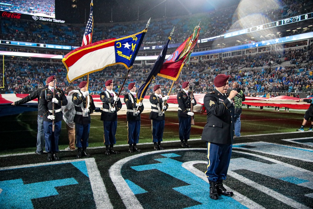 82nd Airborne Division at Panthers Game '22