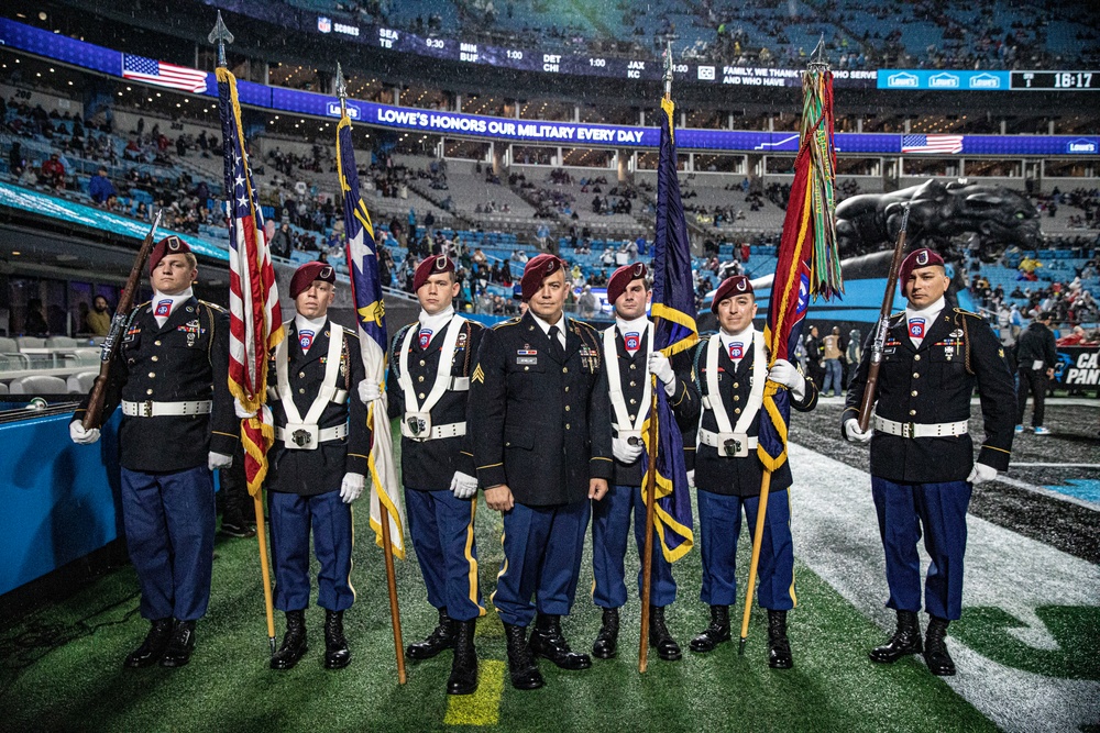 82nd Airborne Division at Panthers Game '22