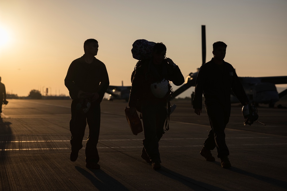 KEEN SWORD 23 | VMM-265 Arrives in Kumamoto