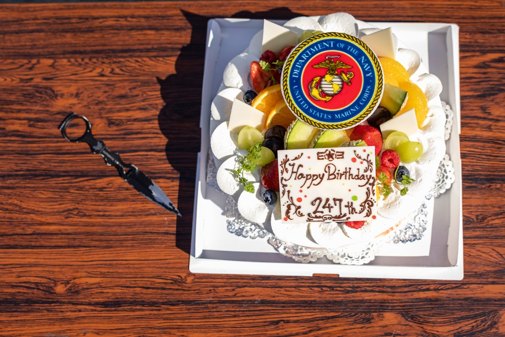 KEEN SWORD 23 | VMM-265 CELEBRATES THE 247TH U.S. MARINE CORPS BIRTHDAY