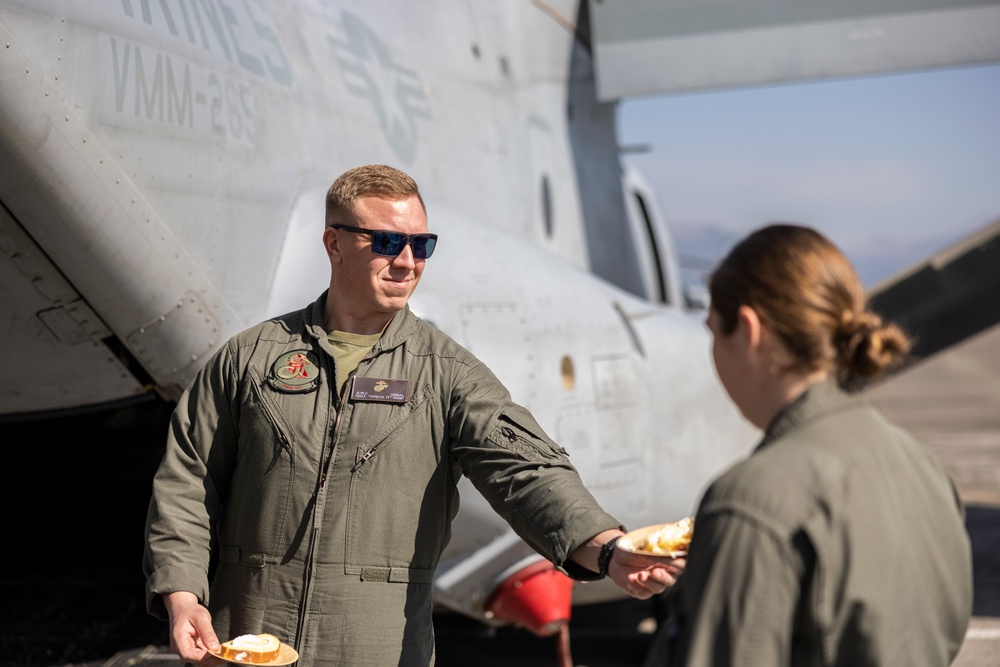 KEEN SWORD 23 | VMM-265 CELEBRATES THE 247TH U.S. MARINE CORPS BIRTHDAY