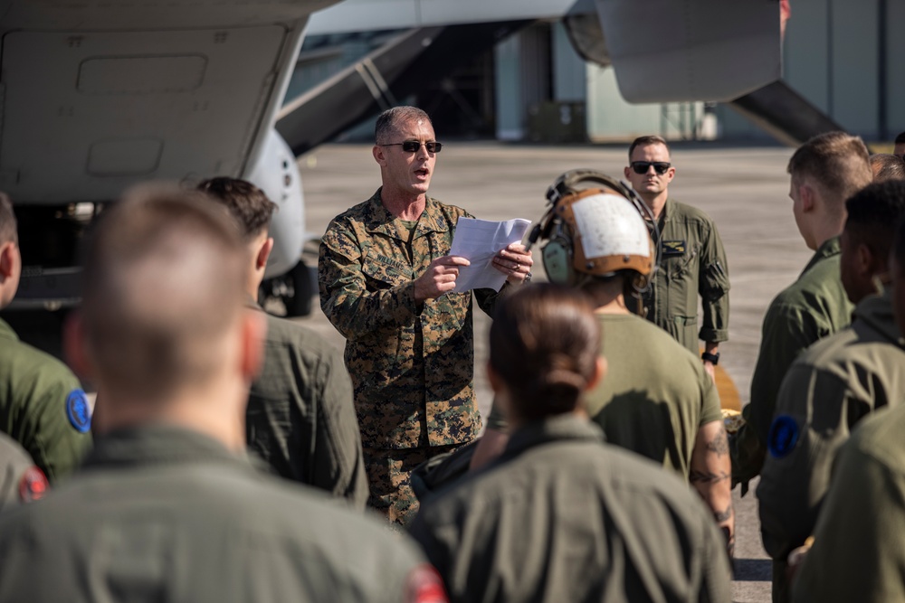 KEEN SWORD 23 | VMM-265 CELEBRATES THE 247TH U.S. MARINE CORPS BIRTHDAY