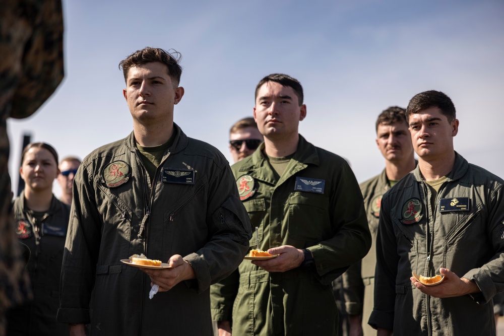 KEEN SWORD 23 | VMM-265 CELEBRATES THE 247TH U.S. MARINE CORPS BIRTHDAY