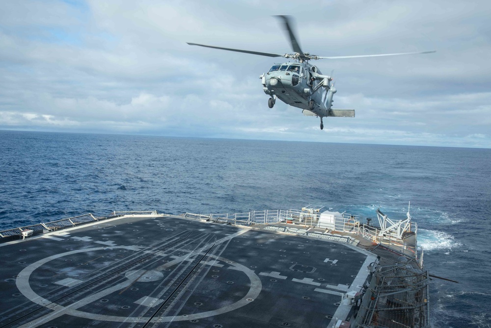 USS Normandy Participates in the Training Exercise Silent Wolverine