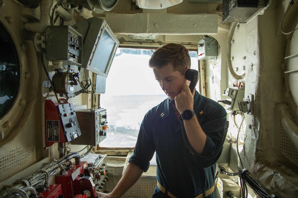 USS Normandy Participates in the Training Exercise Silent Wolverine