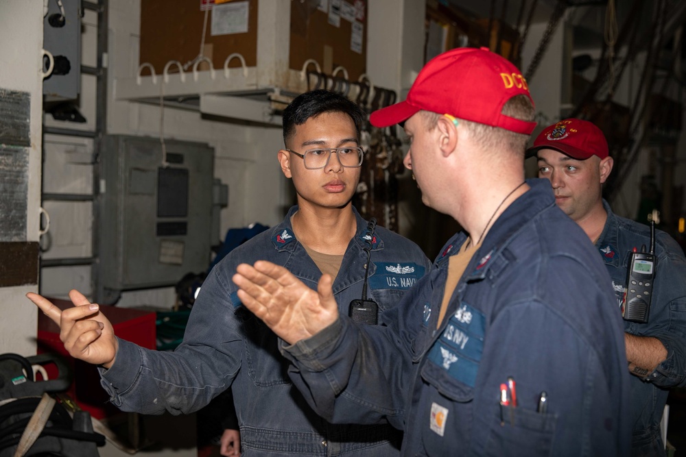 USS Normandy Participates in the Training Exercise Silent Wolverine