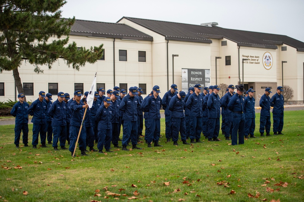 Coast Guard Training Center Cape May Honors Veterans Through On-Base Wreath-Laying Ceremony