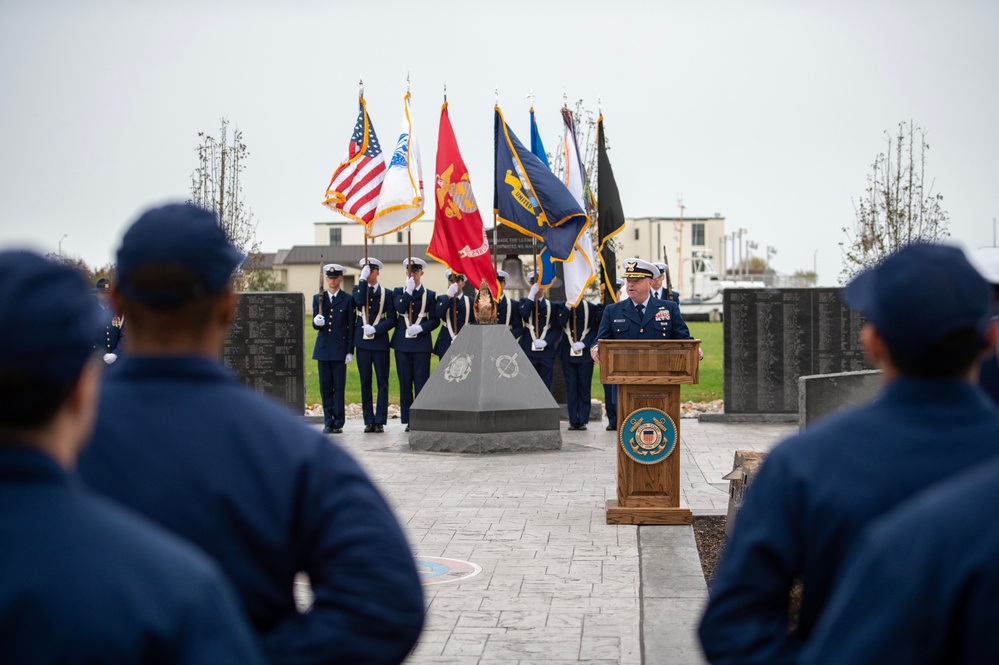 Coast Guard Training Center Cape May Honors Veterans Through On-Base Wreath-Laying Ceremony