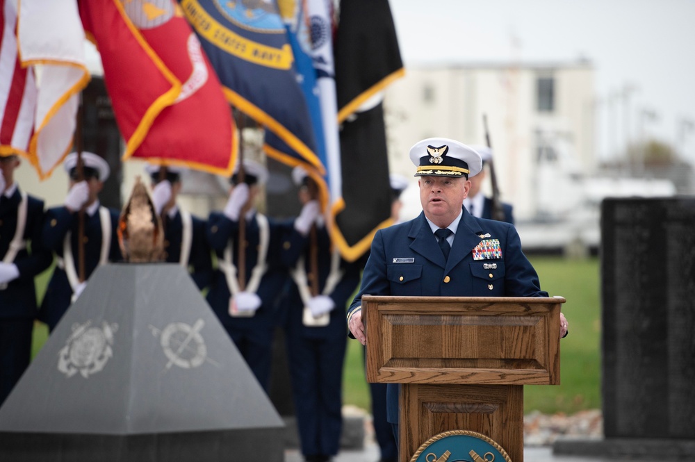 Coast Guard Training Center Cape May Honors Veterans Through On-Base Wreath-Laying Ceremony