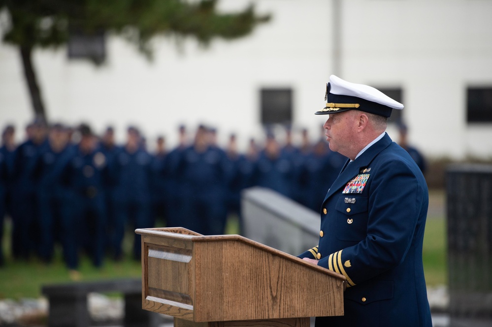 Coast Guard Training Center Cape May Honors Veterans Through On-Base Wreath-Laying Ceremony