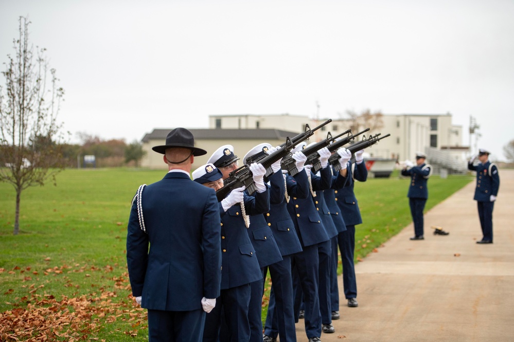 Coast Guard Training Center Cape May Honors Veterans Through On-Base Wreath-Laying Ceremony