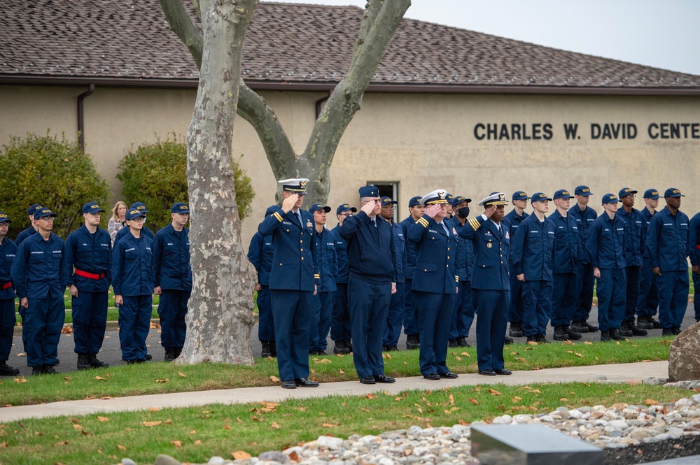 Coast Guard Training Center Cape May Honors Veterans Through On-Base Wreath-Laying Ceremony