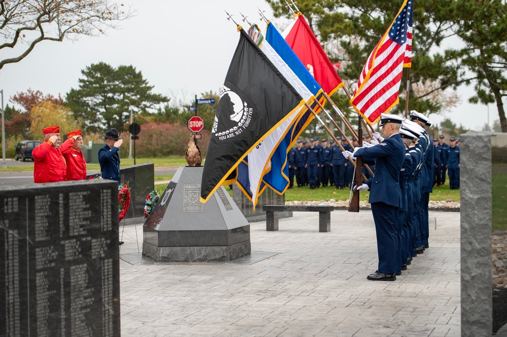 Coast Guard Training Center Cape May Honors Veterans Through On-Base Wreath-Laying Ceremony