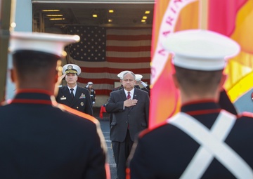 Secretary of the Navy participates in Marine Corps birthday celebration
