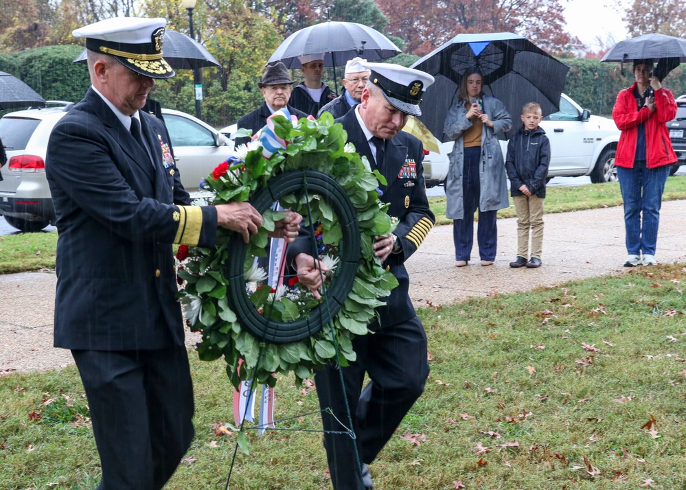 NAVFAC HQ Holds Wreath Laying Ceremony in Honor of Veteran’s Day