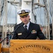 USS Constitution conducted a 21-gun salute in honor of Veteran's Day