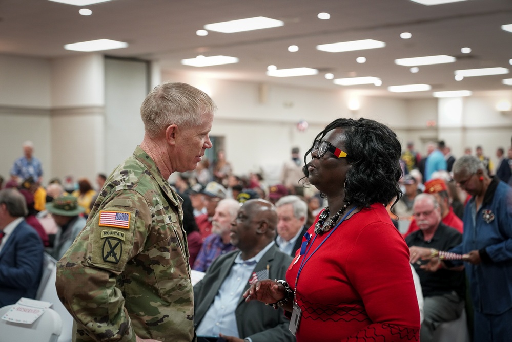 U.S. Army Central commander speaks at Veterans Day Ceremony